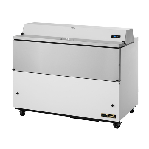 True TMC-58-SS-HC 58" W Forced-Air Single Mobile Milk Cooler - 115 Volts