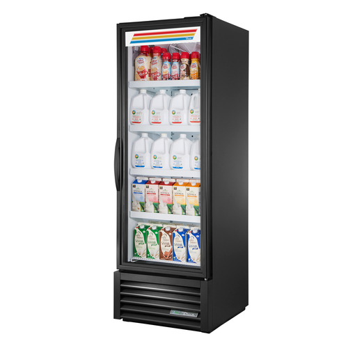 True FLM-27~TSL01 One Section Glass Door Refrigerated Merchandiser - 115 Volts