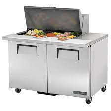 True TSSU-48-15M-B-HC~SPEC3 48.38" W Two Section SPEC SERIES® Mega Top Sandwich/Salad Unit - 115 Volts