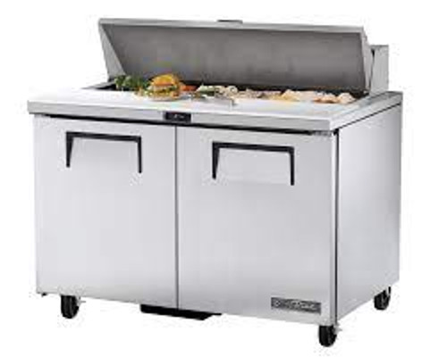True TSSU-48-12-HC~SPEC3 48.38" W Two Section SPEC SERIES® Sandwich/Salad Unit - 115 Volts