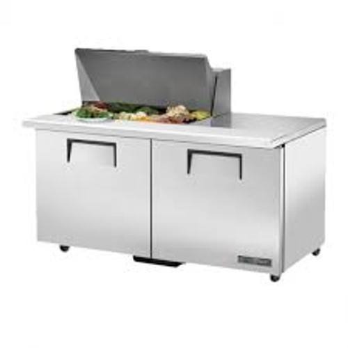 True TSSU-60-15M-B-HC~SPEC3 60.38" W Two Section SPEC SERIES® Mega Top Sandwich/Salad Unit - 115 Volts