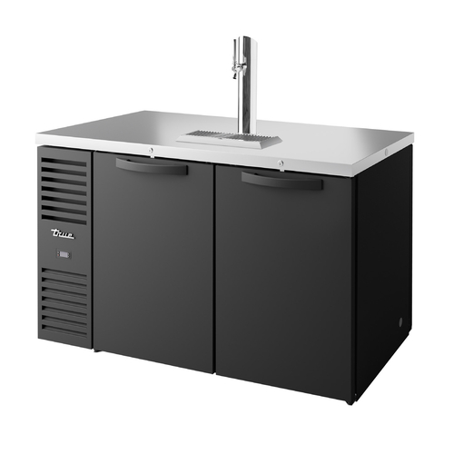 True TDR60-PTSZ1-L-B-SS-SS-1 Single Faucet Refrigerated Draft Bar Cooler