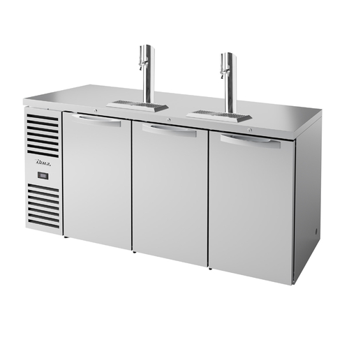True TDR72-RISZ1-L-S-SSS-1 Stainless Steel Single Faucet Refrigerated Draft Bar Cooler