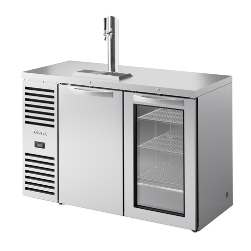 True TDR52-RISZ1-L-S-SG-1 Stainless Steel Single Faucet Refrigerated Draft Bar Cooler - 115 Volts