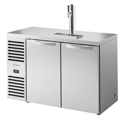 True TDR52-RISZ1-L-S-SS-1 Stainless Steel Single Faucet Refrigerated Draft Bar Cooler - 115 Volts