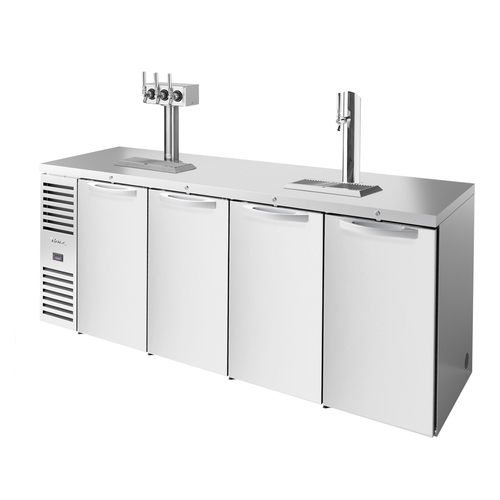True TDR92-RISZ1-L-S-SSSS-1 Stainless Steel Single Faucet Refrigerated Draft Bar Cooler