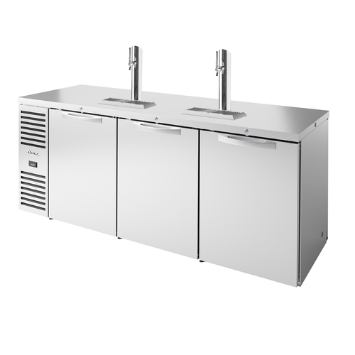 True TDR84-PTSZ1-L-S-SSS-SSS-1 Stainless Steel Single Faucet Refrigerated Draft Bar Cooler