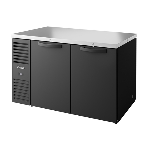 True TBR60-PTSZ1-L-B-SS-SS-1 60" W Stainless Steel Solid Refrigerated Back Bar Cooler