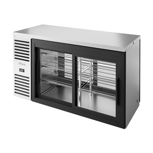 True TBR60-PTSZ1-L-S-11-11-1 60" W Stainless Steel Glass Refrigerated Back Bar Cooler