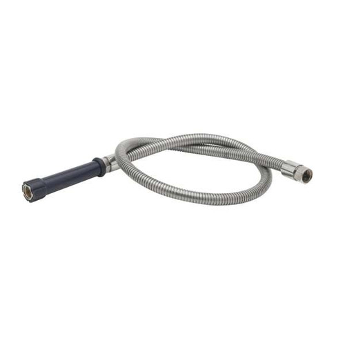 T&S Brass EB-0144-H 144"  Blue Grip Handle Flexible Stainless Steel Hose