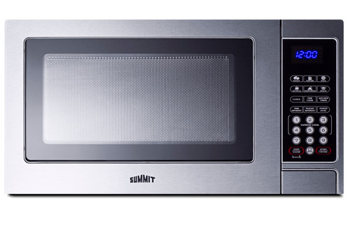 Summit SCM853 0.9 Cu. Ft. Stainless Steel Light Duty Microwave Oven - 115 Volts