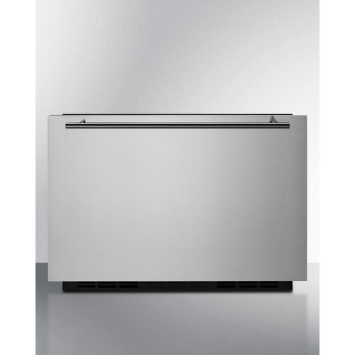 Summit FF1DSS24 23.5" W Stainless Steel Solid All-Refrigerator - 115 Volts 1-Ph
