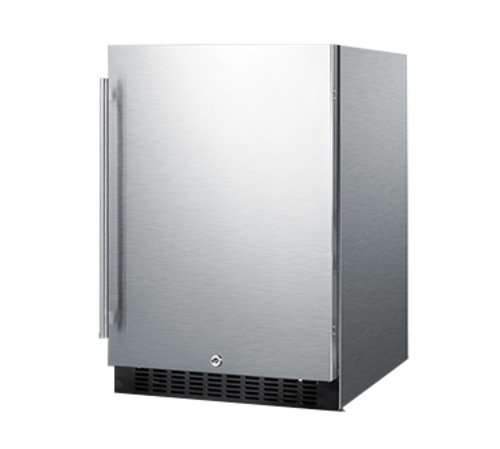 Summit FF64BCSS 23.63" W Stainless Steel Solid All-Refrigerator - 115 Volts 1-Ph