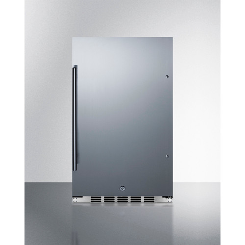 Summit FF195H34 19" W Stainless Steel Solid All-Refrigerator - 115 Volts 1-Ph