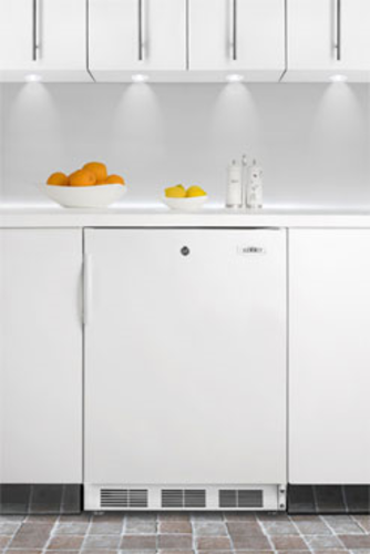 Summit FF7LWBIADA 23.63" W White Undercounter Refrigerator - 115 Volts