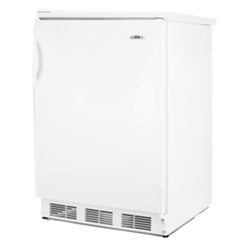 Summit FF6W7 23.63" W White Solid Undercounter Refrigerator - 115 Volts 1-Ph