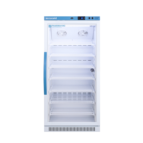 Summit ARG8PV 23.38"W White Accucold Pharma-Vac Series 8 Cu. Ft. Medical Refrigerator - 115 Volts 1-Ph