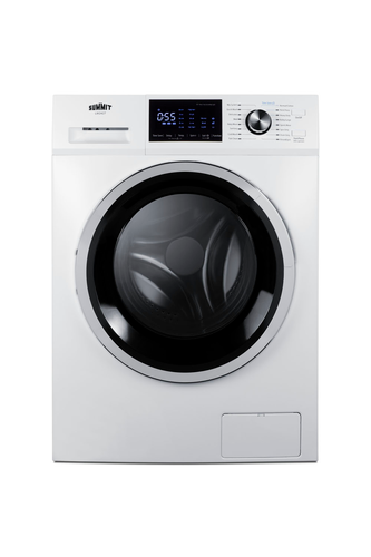 Summit LW2427 2.7 Cu. Ft. White Exterior Front Loading Washer - 110-120 Volts