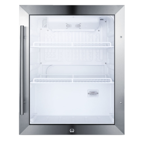 Summit SCR314L 18.88" W Black Hinged Beverage Cooler - 115 Volts 1-Ph