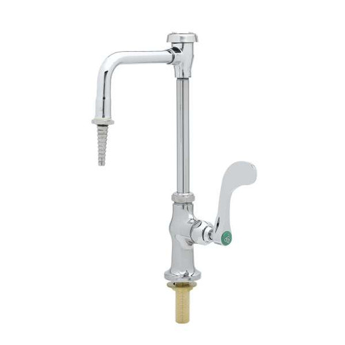 T&S Brass BL-5709-08WH4 Single Temperature Swivel Nozzle Serrated Tip Laboratory Faucet
