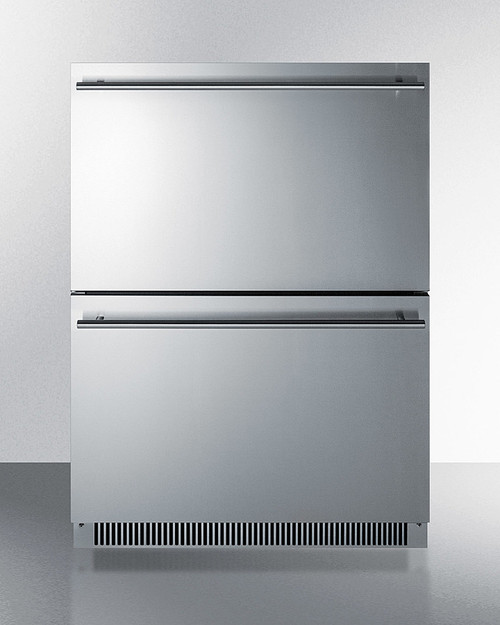 Summit ADRD24 23.38" W Stainless Steel Solid All-Refrigerator - 115 Volts 1-Ph