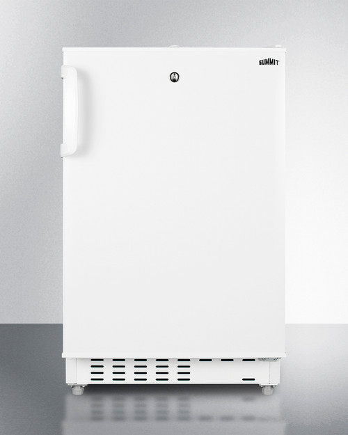 Summit ALRF48 19.75" W White Undercounter Refrigerator-Freezer