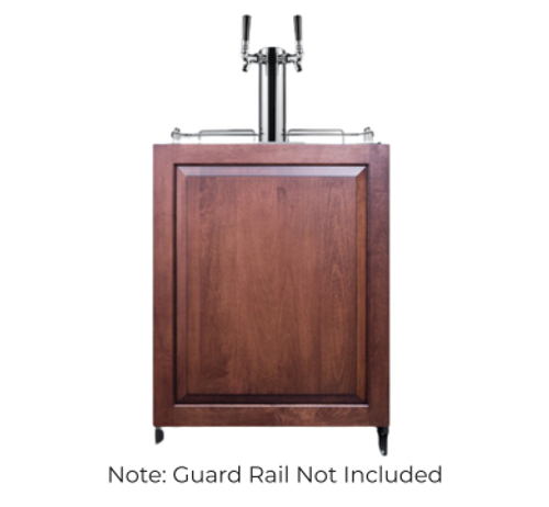 Summit SBC58BLBIADAIF 5.5 Cu. Ft. Draft Beer Cooler Dispenser - 115 Volts