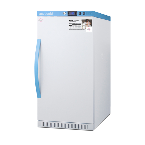 Summit MLRS32BIADAMC 18.5" W White Accucold MOMCUBE Breast Milk Refrigerator - 115 Volts