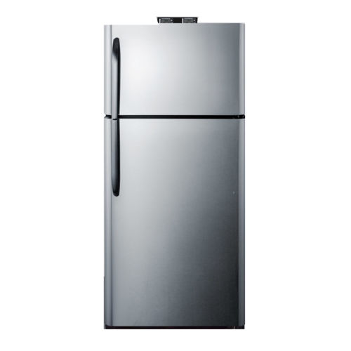 Summit BKRF18PL 29.63" W Black Solid Door Break Room Refrigerator-Freezer - 115 Volts