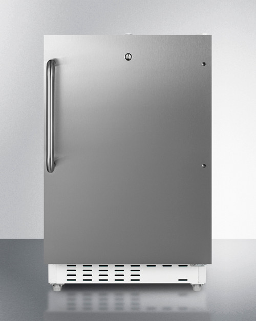 Summit ALRF48CSS 19.88" W Stainless Steel Undercounter Refrigerator-Freezer