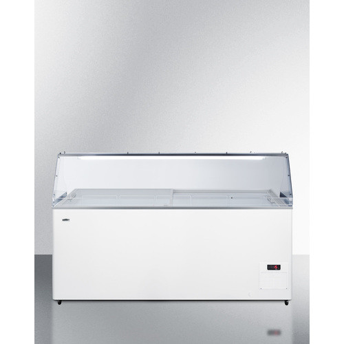 Summit NOVA53PDC 7.2 Cu. Ft. Slanted Display Case Dipping Cabinet - 115 Volts