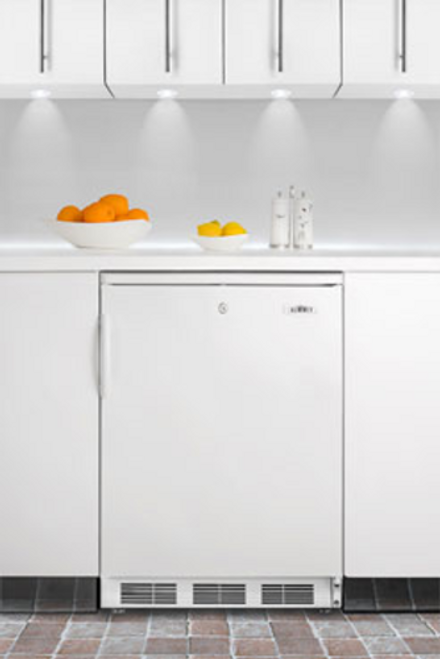 Summit FF7LWBI 23.63" W White Undercounter Refrigerator - 115 Volts