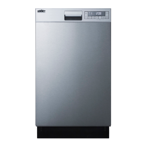 Summit DW18SS4ADA 17.75" W x 34.25" H Stainless Steel Dishwasher - 115 Volts