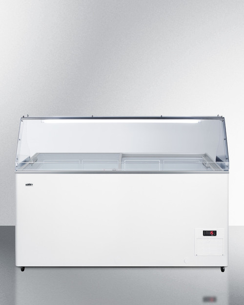 Summit NOVA45PDC 14.1 Cu. Ft. Slanted Display Case Dipping Cabinet - 115 Volts