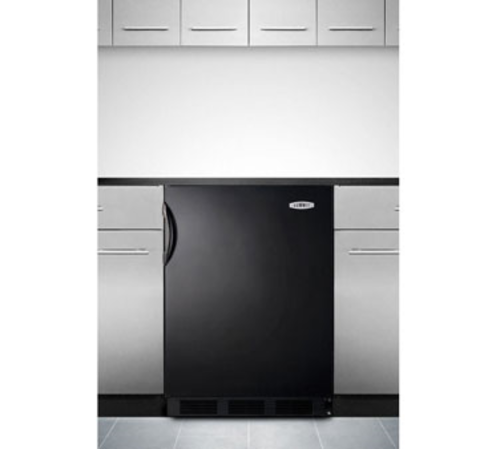 Summit FF7BKBIADA 23.63" W Black Undercounter Refrigerator - 115 Volts