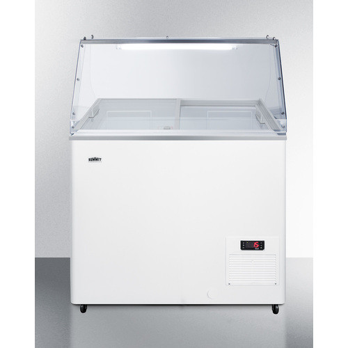 Summit NOVA22PDC 7.2 Cu. Ft. Straight Display Case Dipping Cabinet - 115 Volts