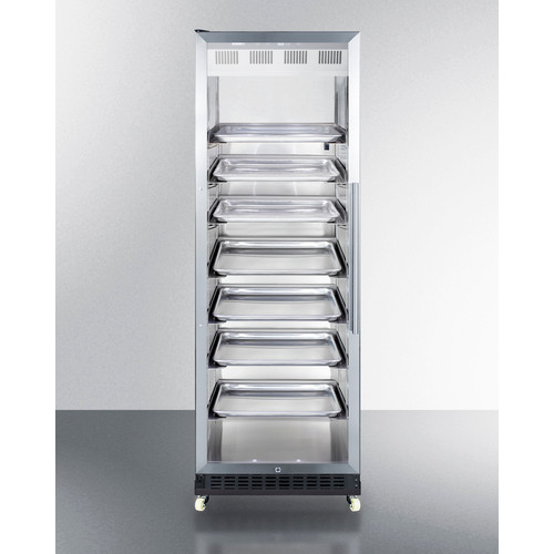Summit SCR1401LHRICSS 23.63" W Stainless Steel 1 Section Beverage Center - 115 Volts 1-Ph