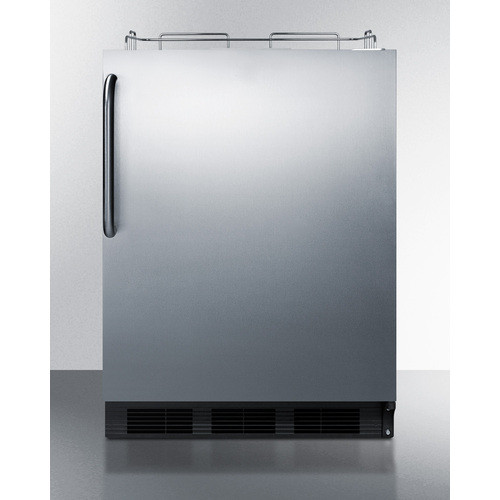 Summit SBC54OSBIADANK 5.5 Cu. Ft. Stainless Steel Outdoor Kegerator