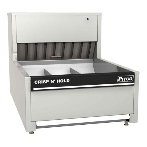 Pitco PCC-18 Crisp 'N Hold Crispy Food Station Countertop 3 sections Capacity