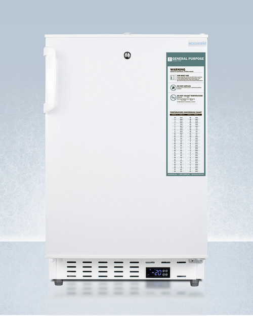 Summit ADA305AF 2.47 Cu. Ft. Solid Accucold Medical Undercounter All-Freezer