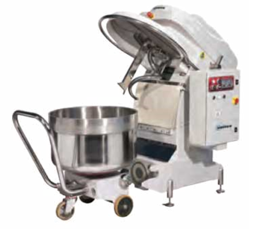 Univex SL160RB 353 Lbs. Two Speed Silverline Spiral Mixer - 220 Volts 3-Ph