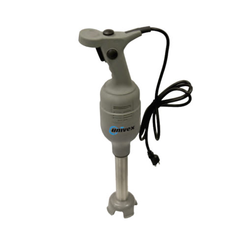 Univex CYCLONE360 3.94" W x 7.17" D x 13.7" H 74 Qt. Mixing Capacity Stainless Steel Interchageable Shaft Single Speed Hand-Held Mixer