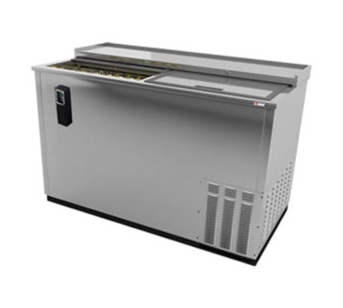 Micro Matic MDW50S 50.38" All Stainless Exterior Deep Well Pro-Line Flat Top Bottle Cooler - 115 Volts