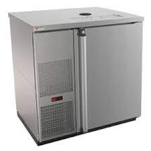 Micro Matic MDD23SGR-E-LT (1) 0.5 Keg Stainless Steel Flat Top Pro-Line E-Series Draft Beer Cooler Less Draft Tower - 115 Volts
