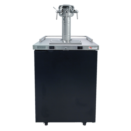 Micro Matic MDD23W-E-D 1 Triple Faucet Column One Section Pro-Line E-Series Dual Temperature Wine Cooler Dispenser