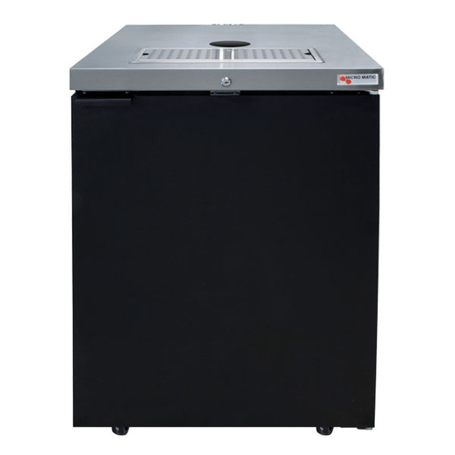 Micro Matic MDD23-LP-E (1) 0.5 Keg Black Stainless Steel Pro-Line E-Series Draft Beer Cooler - 115 Volts