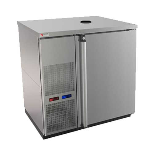 Micro Matic MDD36SW-E One Section Pro-Line E-Series Dual Temperature Wine Cooler Dispenser