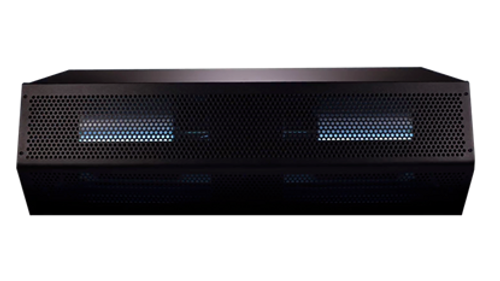 Mars Air Systems STD260-2UD-OB-VHP Black Powder Coat Unheated Standard Series 2 Air Curtain - 208-230 Volts 1-Ph