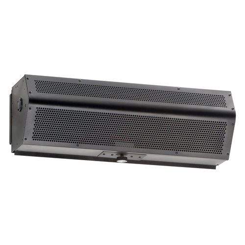 Mars Air Systems LPV236-1UD-OB Obsidian Black Powder Coated Unheated LoPro Series 2 Air Curtain - 208/230 Volts 1-Ph