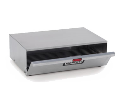 Nemco 8024-BW-220 Stainless Steel Rack Construction Stainless Steel Flip Door Stackable Bun/Food Warmer - 220V